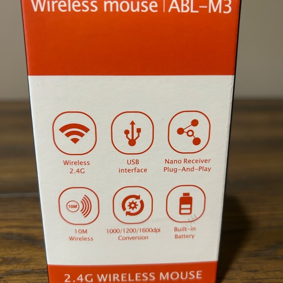 Wireless Mouse ABL-M3 New in Box - Picture 4 of 5